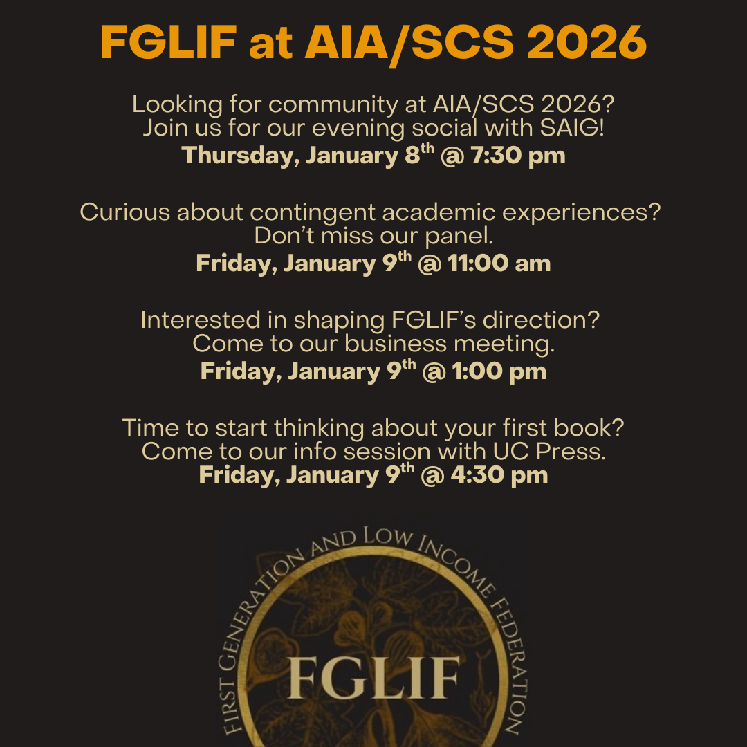 FGLIF Events at AIA/SCS 2026